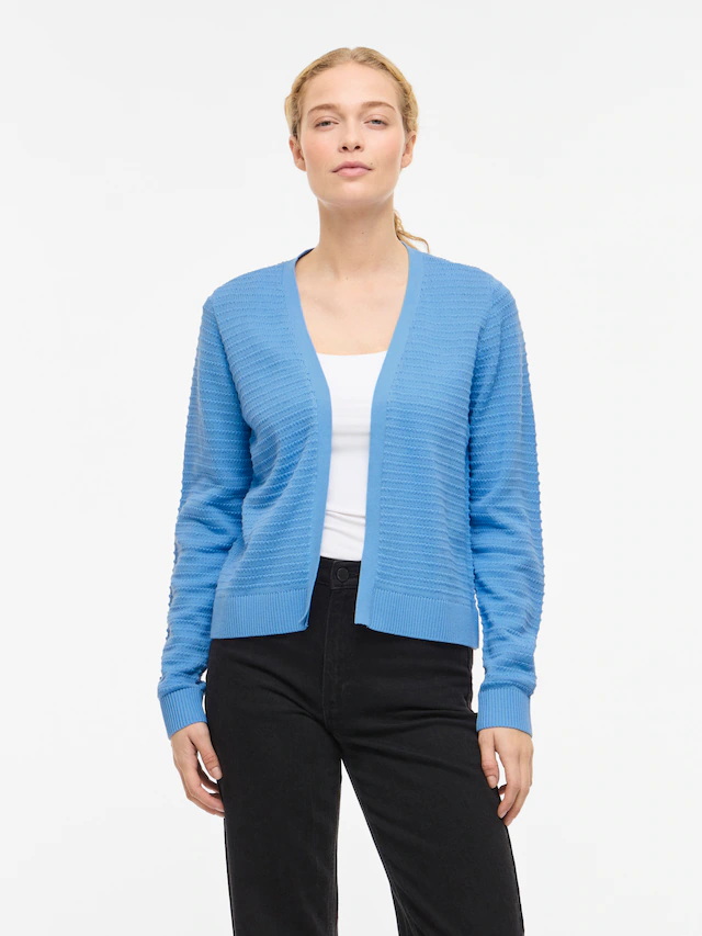 Vila Strickjacke »VILOLLO SHORT L/S KNIT CARDIGAN - NOOS«