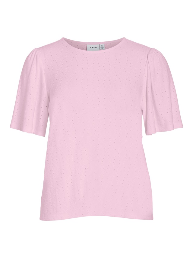 Vila Rundhalsshirt »VIBELLI O-NECK S/S TOP - NOOS«