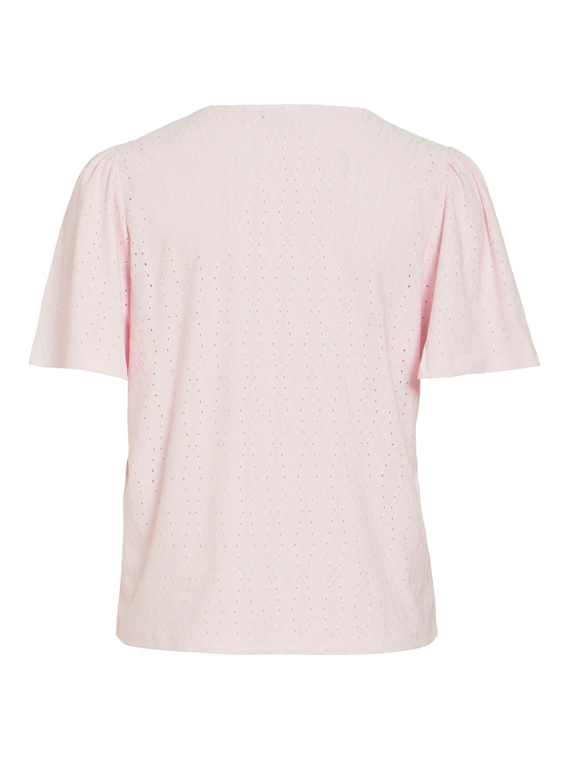 Vila Rundhalsshirt »VIBELLI O-NECK S/S TOP - NOOS«