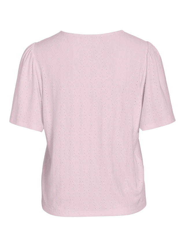 Vila Rundhalsshirt »VIBELLI O-NECK S/S TOP - NOOS«