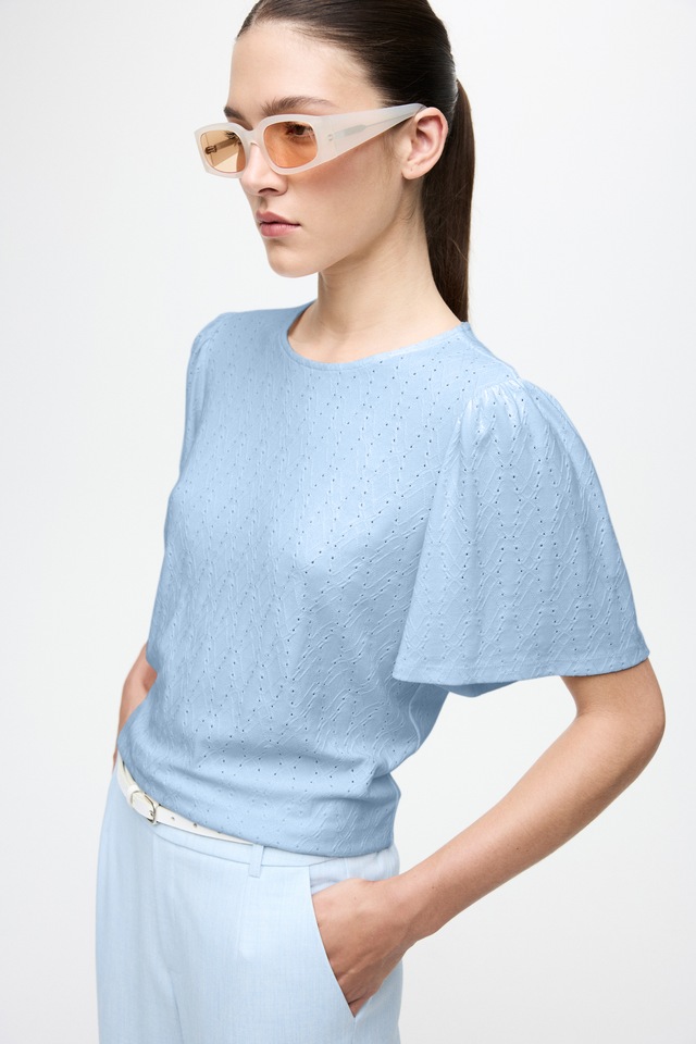 Vila Rundhalsshirt »VIBELLI O-NECK S/S TOP - NOOS«