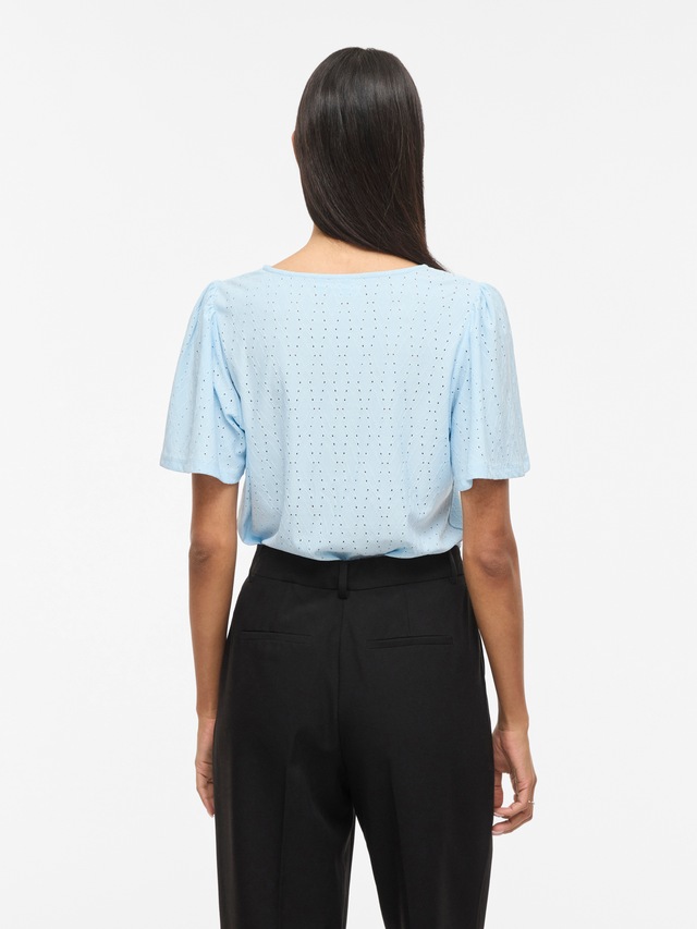 Vila Rundhalsshirt »VIBELLI O-NECK S/S TOP - NOOS«