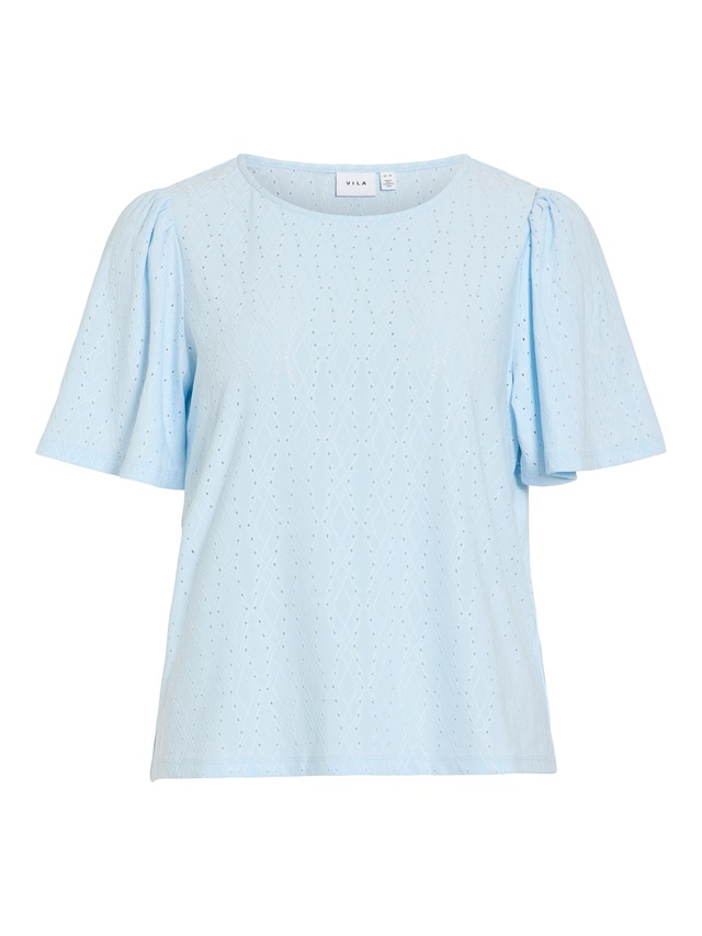 Vila Rundhalsshirt »VIBELLI O-NECK S/S TOP - NOOS«