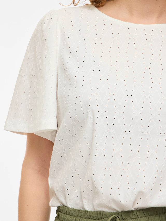 Vila Rundhalsshirt »VIBELLI O-NECK S/S TOP - NOOS«
