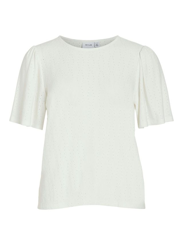 Vila Rundhalsshirt »VIBELLI O-NECK S/S TOP - NOOS«