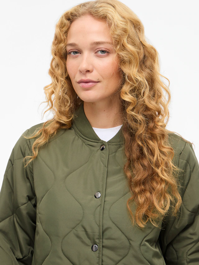 Vila Steppmantel »VITATE L/S QUILT JACKET - NOOS« Kunstfaser