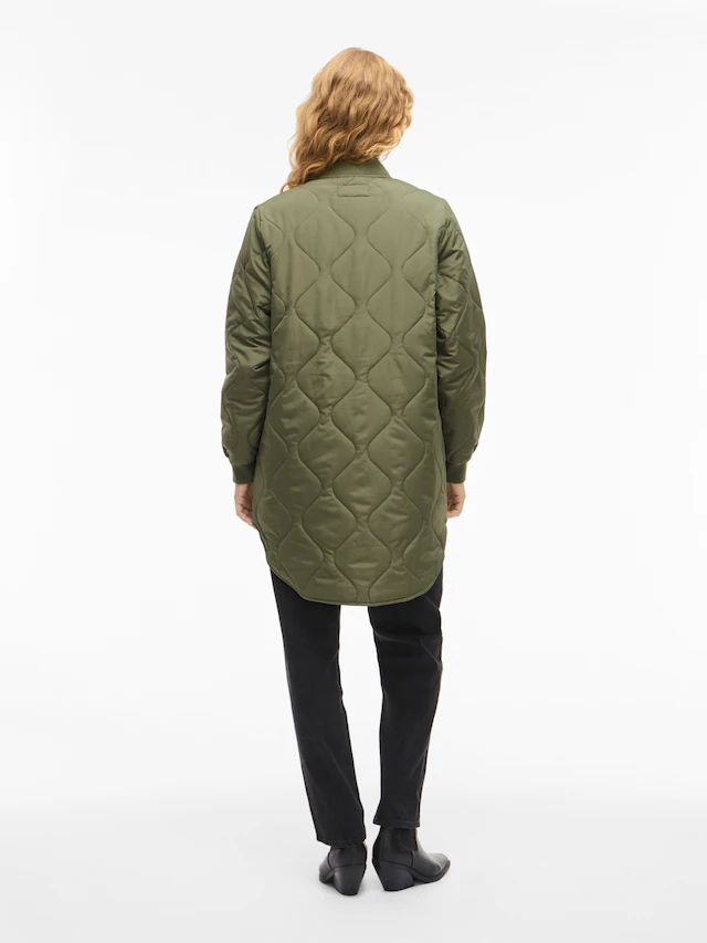 Vila Steppmantel »VITATE L/S QUILT JACKET - NOOS« Kunstfaser