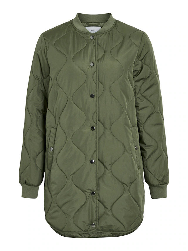 Vila Steppmantel »VITATE L/S QUILT JACKET - NOOS« Kunstfaser
