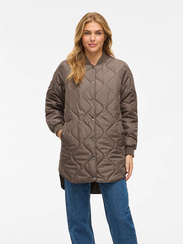 Vila Steppmantel »VITATE L/S QUILT JACKET - NOOS« Kunstfaser