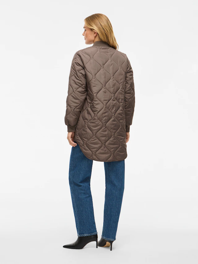 Vila Steppmantel »VITATE L/S QUILT JACKET - NOOS« Kunstfaser