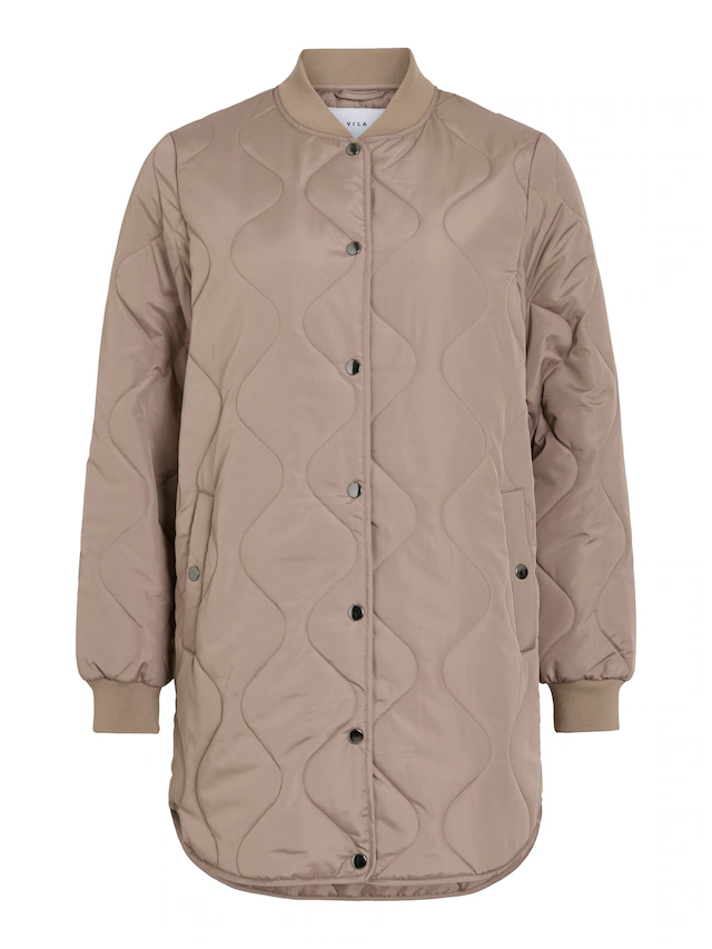 Vila Steppmantel »VITATE L/S QUILT JACKET - NOOS« Kunstfaser