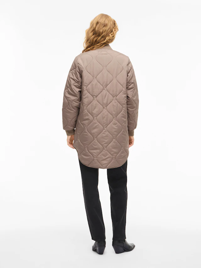 Vila Steppmantel »VITATE L/S QUILT JACKET - NOOS« Kunstfaser