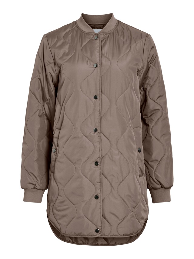 Vila Steppmantel »VITATE L/S QUILT JACKET - NOOS« Kunstfaser