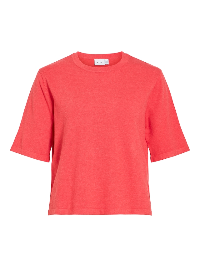 Vila Kurzarmpullover »VIMALU O-NECK 2/4 KNIT TOP-NOOS«