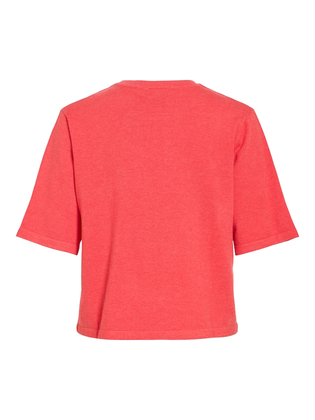 Vila Kurzarmpullover »VIMALU O-NECK 2/4 KNIT TOP-NOOS«