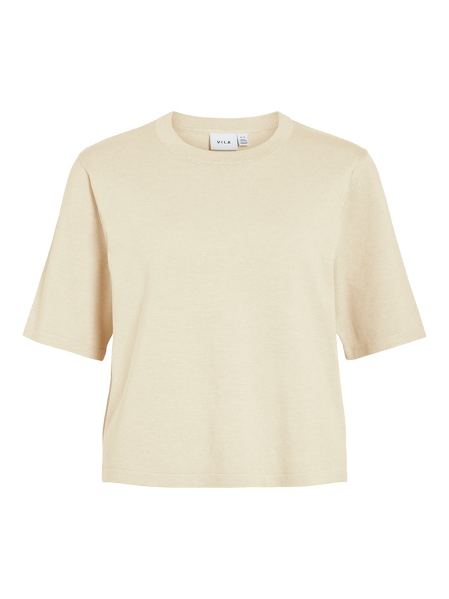 Vila Kurzarmpullover »VIMALU O-NECK 2/4 KNIT TOP-NOOS«