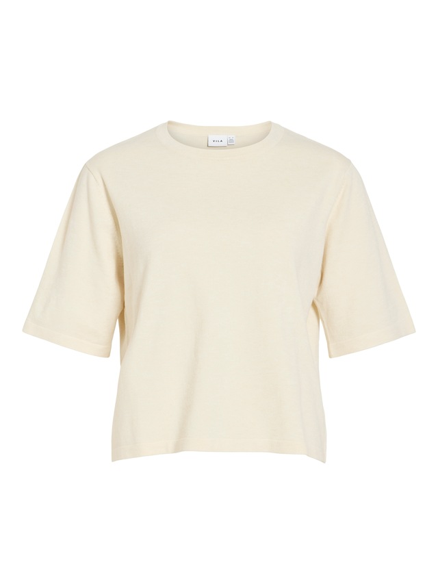 Vila Kurzarmpullover »VIMALU O-NECK 2/4 KNIT TOP-NOOS«