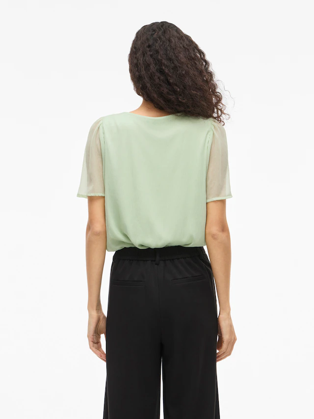 Vila T-Shirt »VIFALIA V-NECK S/S TOP - NOOS«