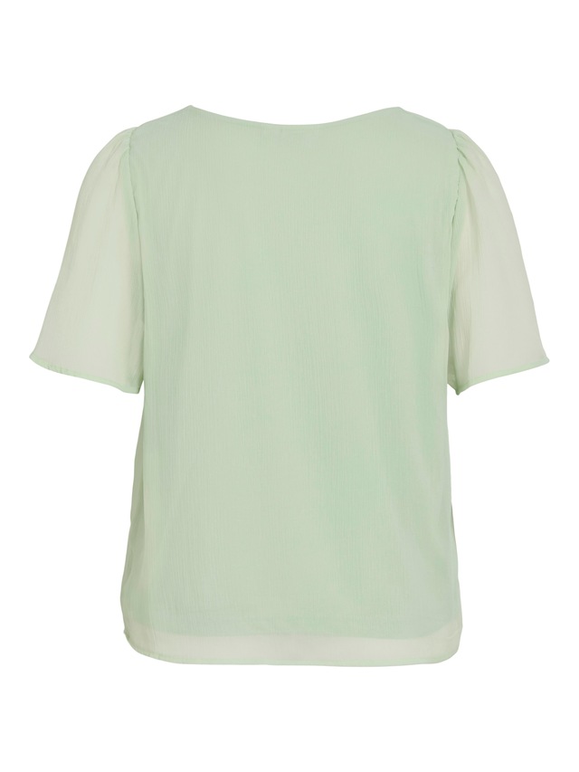Vila T-Shirt »VIFALIA V-NECK S/S TOP - NOOS«