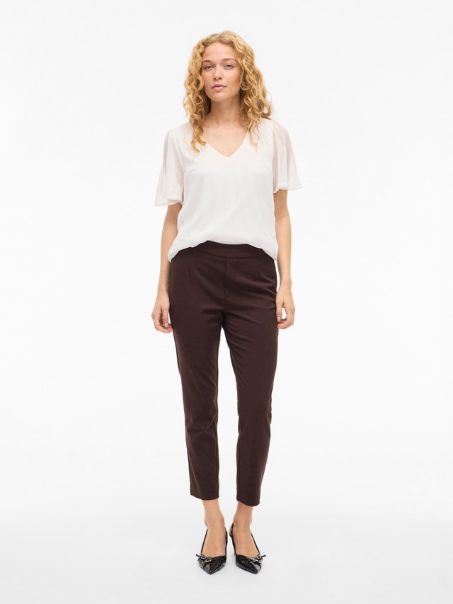 Vila T-Shirt »VIFALIA V-NECK S/S TOP - NOOS«