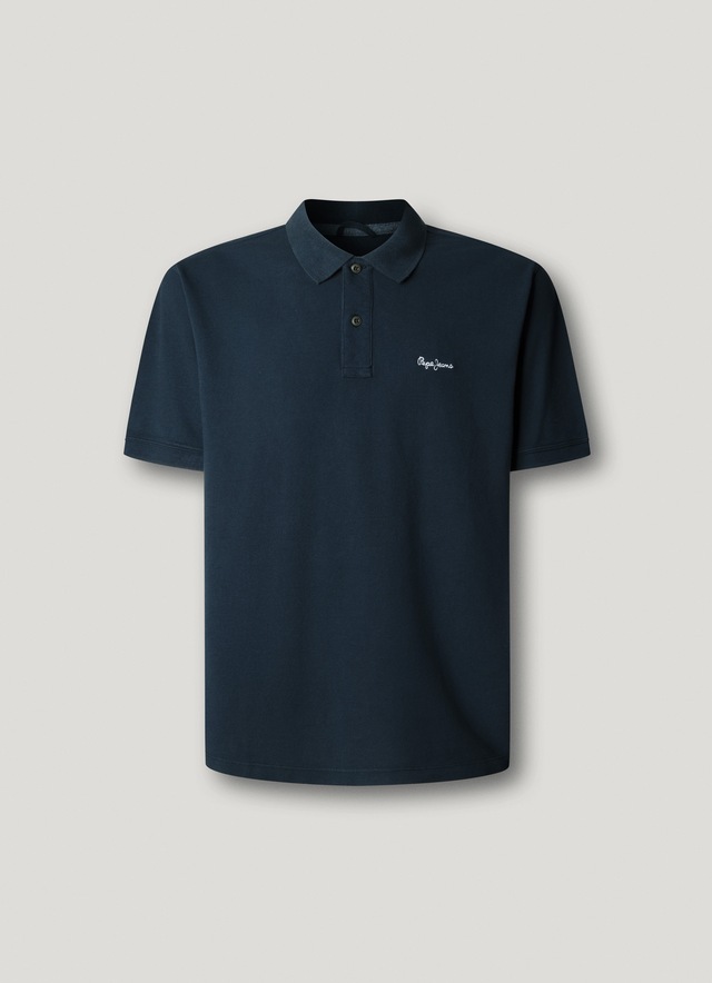 Pepe Jeans Poloshirt »OSCAR« aus Baumwoll-Piqué, mit Logostickerei