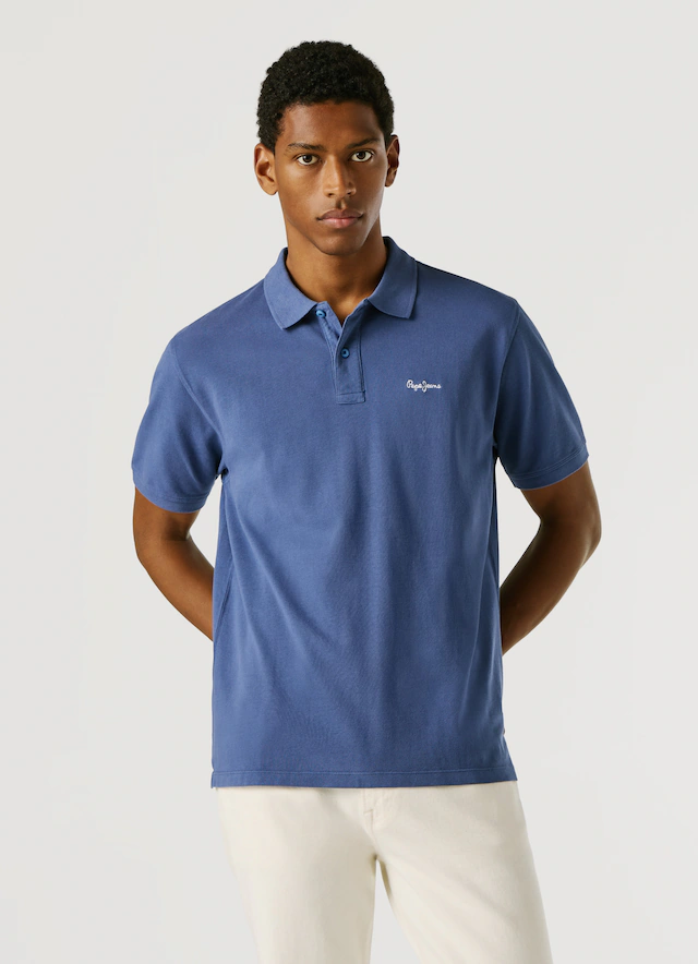 Pepe Jeans Poloshirt »OSCAR« aus Baumwoll-Piqué, mit Logostickerei