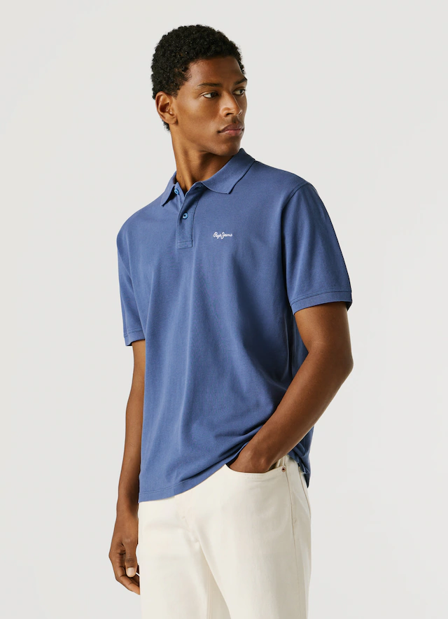 Pepe Jeans Poloshirt »OSCAR« aus Baumwoll-Piqué, mit Logostickerei