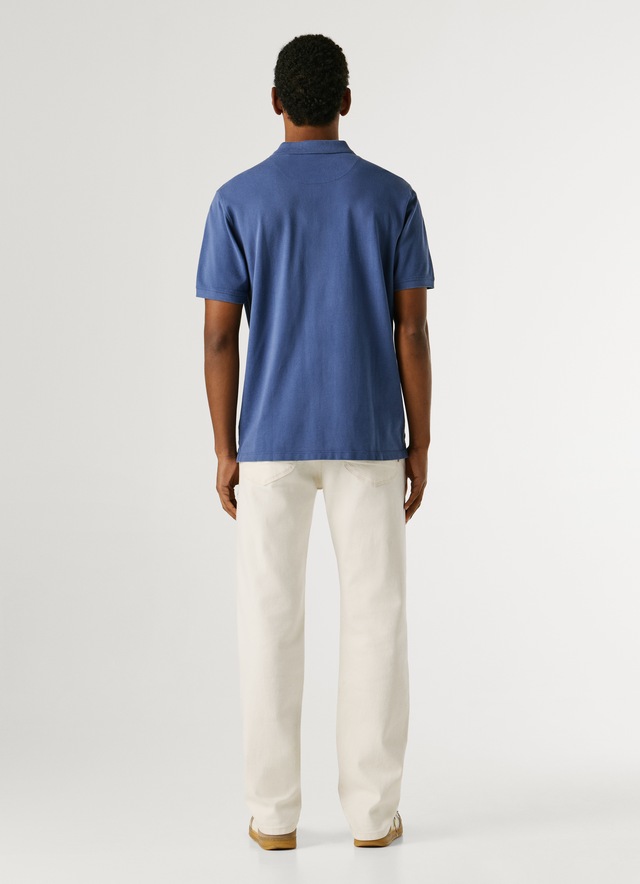 Pepe Jeans Poloshirt »OSCAR« aus Baumwoll-Piqué, mit Logostickerei