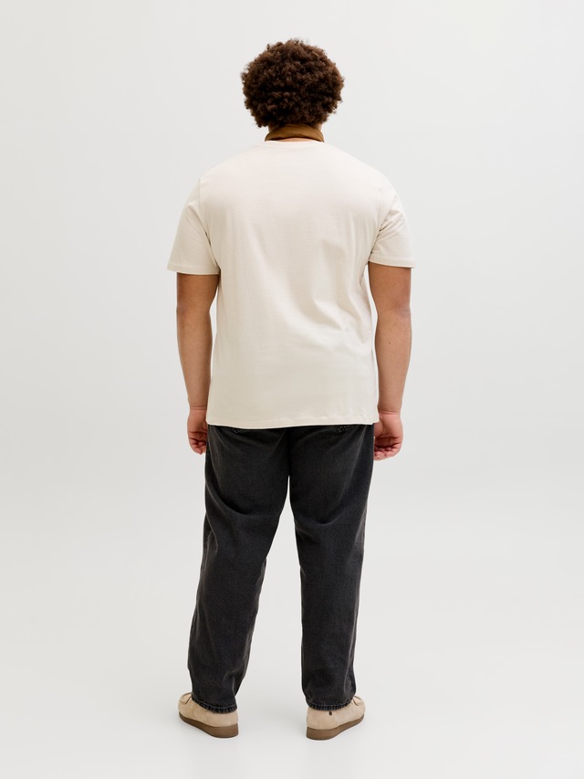 Jack & Jones PlusSize Rundhalsshirt »JJEARCHIVE GRAPHIC TEE SS O-NECK PLS« Baumwolle, regular fit