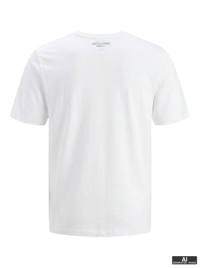 Jack & Jones PlusSize Rundhalsshirt »JJELOGO TEE SS O-NECK 2 COL SS26 SN PLS« mit auffälligem Print