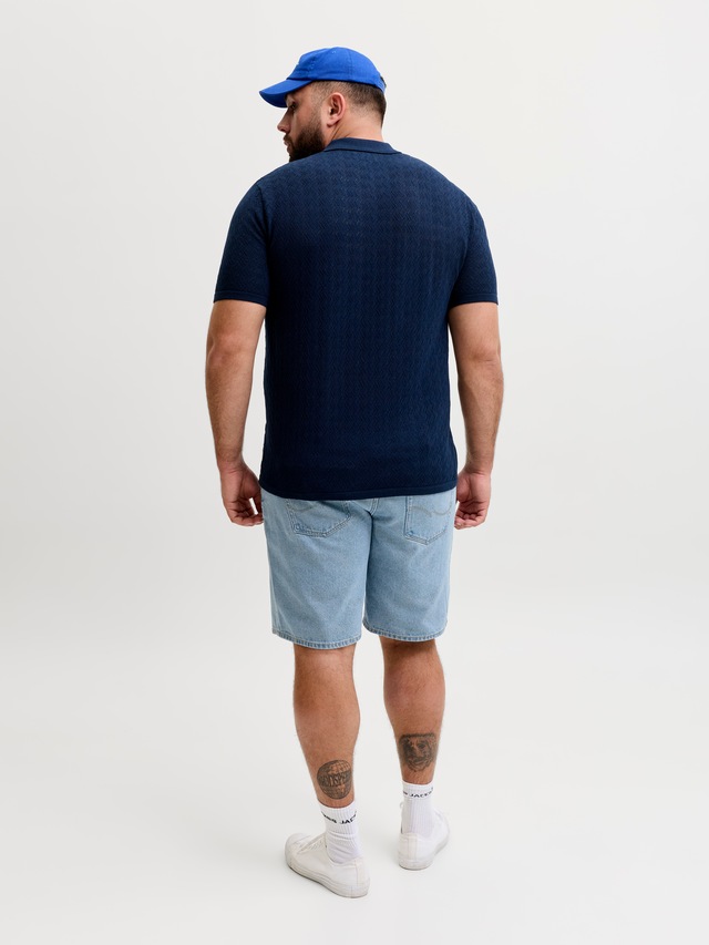Jack & Jones PlusSize Jeansbermudas »JJITONY JJORIGINAL SHORT« Five-Pocket-Design, relaxed fit