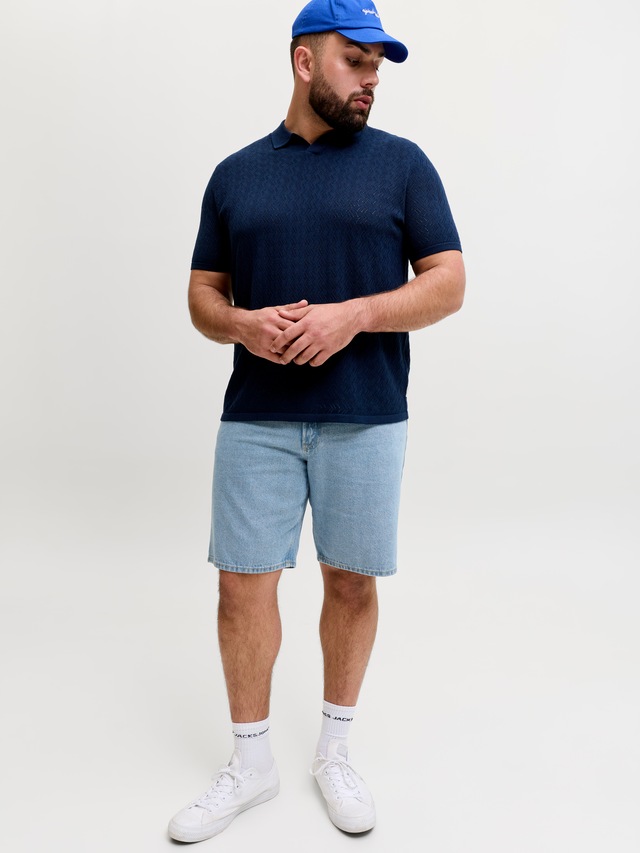 Jack & Jones PlusSize Jeansbermudas »JJITONY JJORIGINAL SHORT« Five-Pocket-Design, relaxed fit