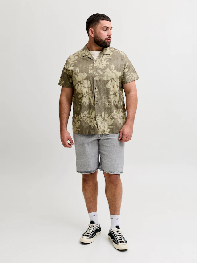 Jack & Jones PlusSize Jeansbermudas »JJITONY JJORIGINAL SHORT« Five-Pocket-Design, relaxed fit