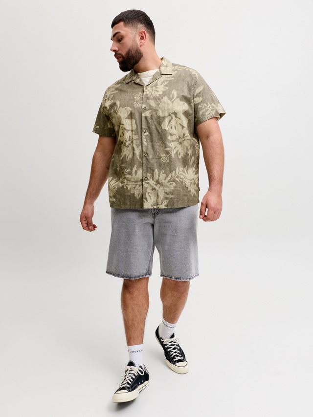Jack & Jones PlusSize Jeansbermudas »JJITONY JJORIGINAL SHORT« Five-Pocket-Design, relaxed fit
