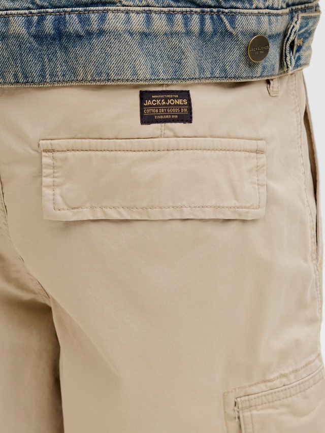 Jack & Jones Cargoshorts »JPSTCOLE FRANK CARGO SHORT MID SN« mit Cargotaschen
