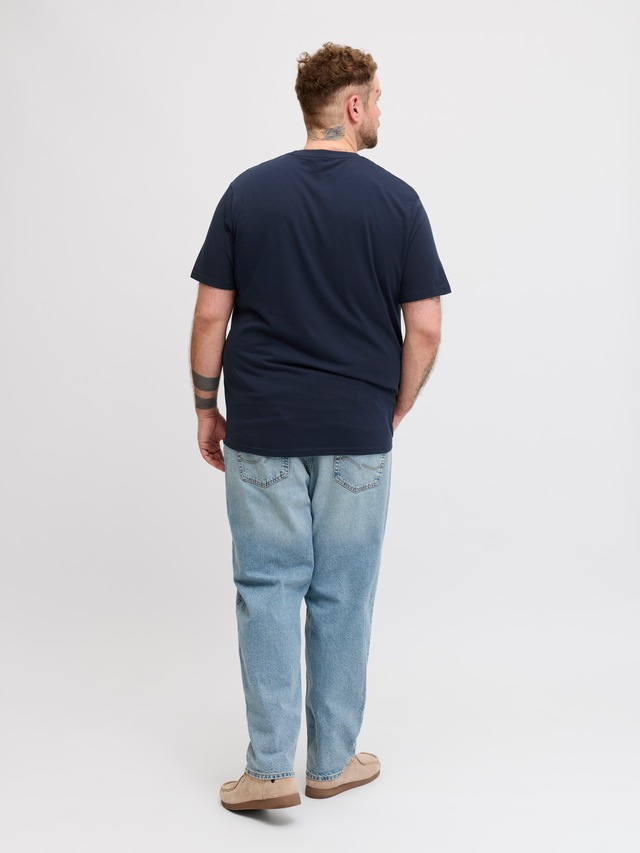 Jack & Jones PlusSize T-Shirt »JJEDENVER GRAPHIC TEE SS O-NECK SN PLS« mit auffälligem Print