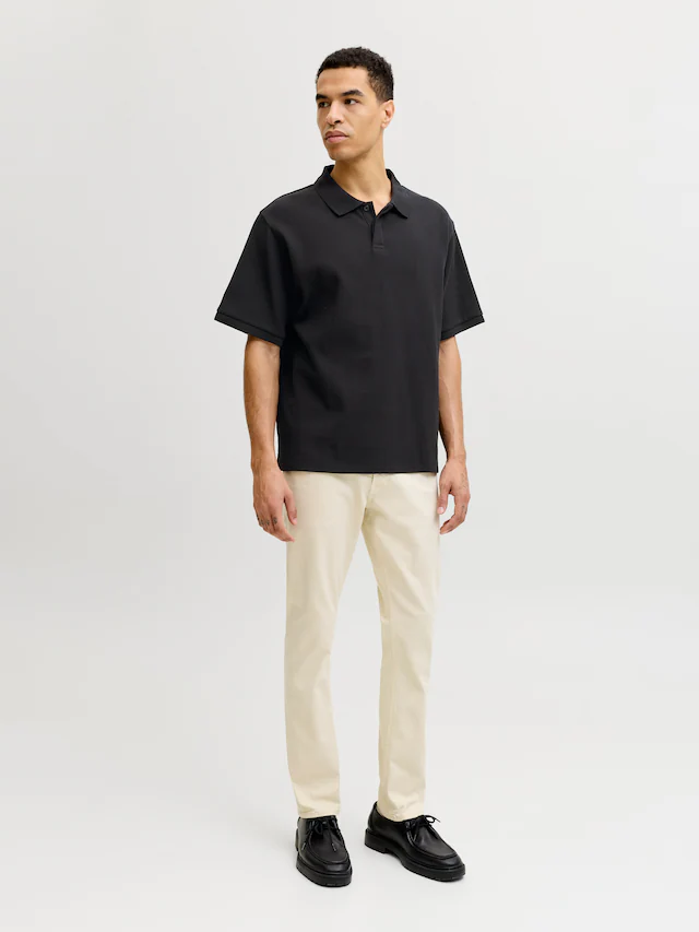 Jack & Jones Poloshirt »JJEHARRISON STRUCTURE POLO SS LN« mit Polokragen