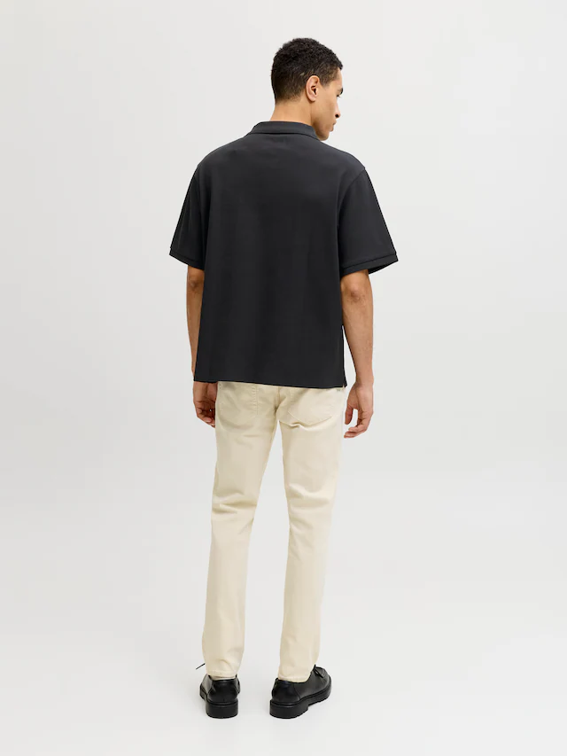 Jack & Jones Poloshirt »JJEHARRISON STRUCTURE POLO SS LN« mit Polokragen