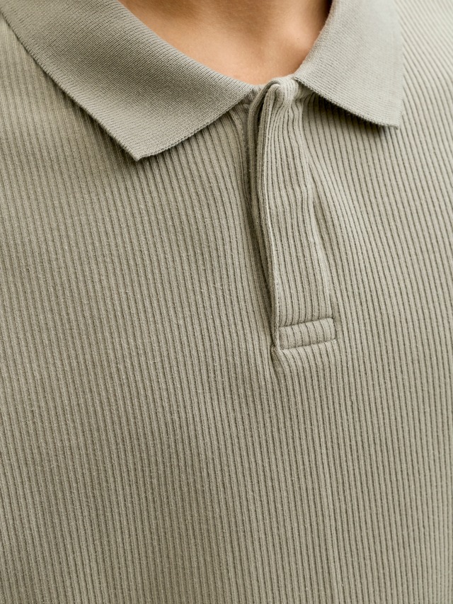 Jack & Jones Poloshirt »JJEHARRISON STRUCTURE POLO SS LN« mit Polokragen