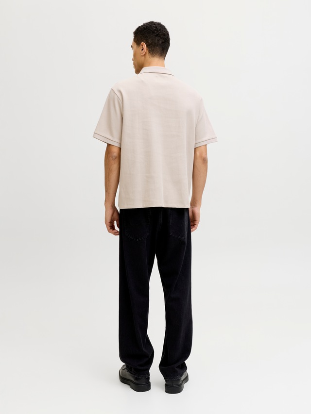 Jack & Jones Poloshirt »JJEHARRISON STRUCTURE POLO SS LN« mit Polokragen