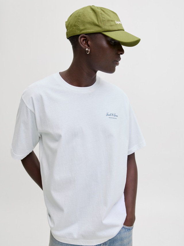 Jack & Jones Rundhalsshirt »JJEARCHIVE GRAPHIC TEE SS O-NECK NOOS« Baumwolle, relaxed fit