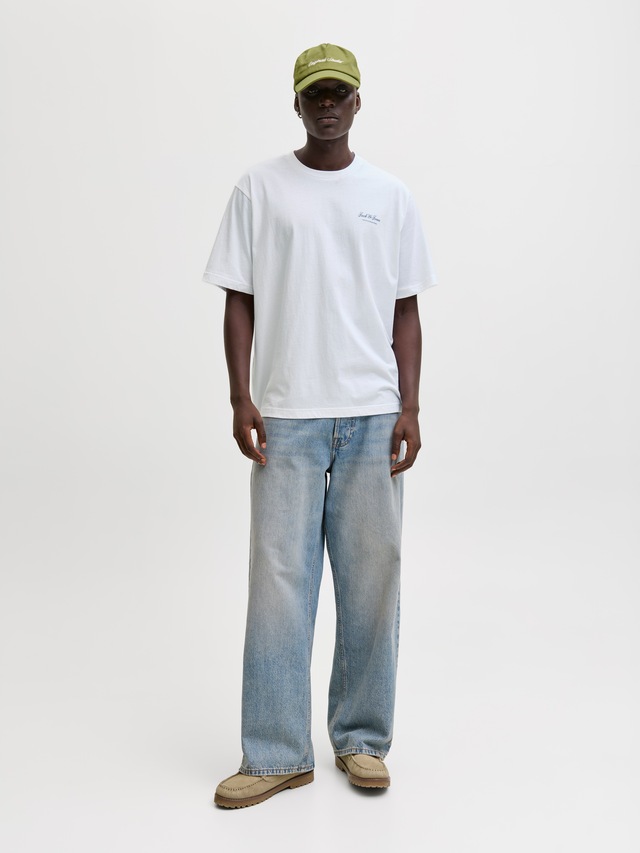 Jack & Jones Rundhalsshirt »JJEARCHIVE GRAPHIC TEE SS O-NECK NOOS« Baumwolle, relaxed fit