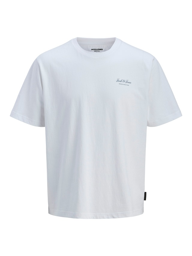 Jack & Jones Rundhalsshirt »JJEARCHIVE GRAPHIC TEE SS O-NECK NOOS« Baumwolle, relaxed fit