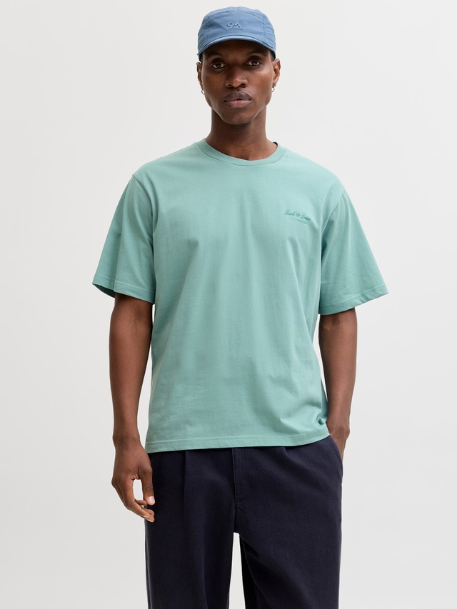 Jack & Jones Rundhalsshirt »JJEARCHIVE GRAPHIC TEE SS O-NECK NOOS« Baumwolle, relaxed fit