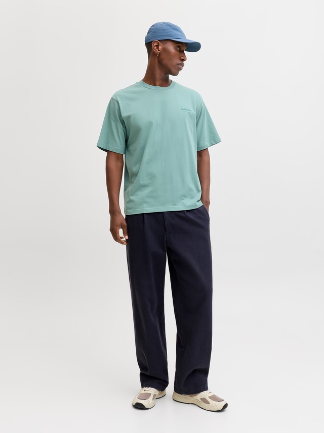 Jack & Jones Rundhalsshirt »JJEARCHIVE GRAPHIC TEE SS O-NECK NOOS« Baumwolle, relaxed fit
