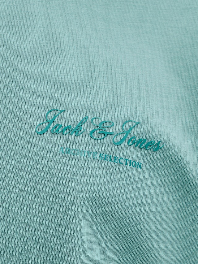 Jack & Jones Rundhalsshirt »JJEARCHIVE GRAPHIC TEE SS O-NECK NOOS« Baumwolle, relaxed fit