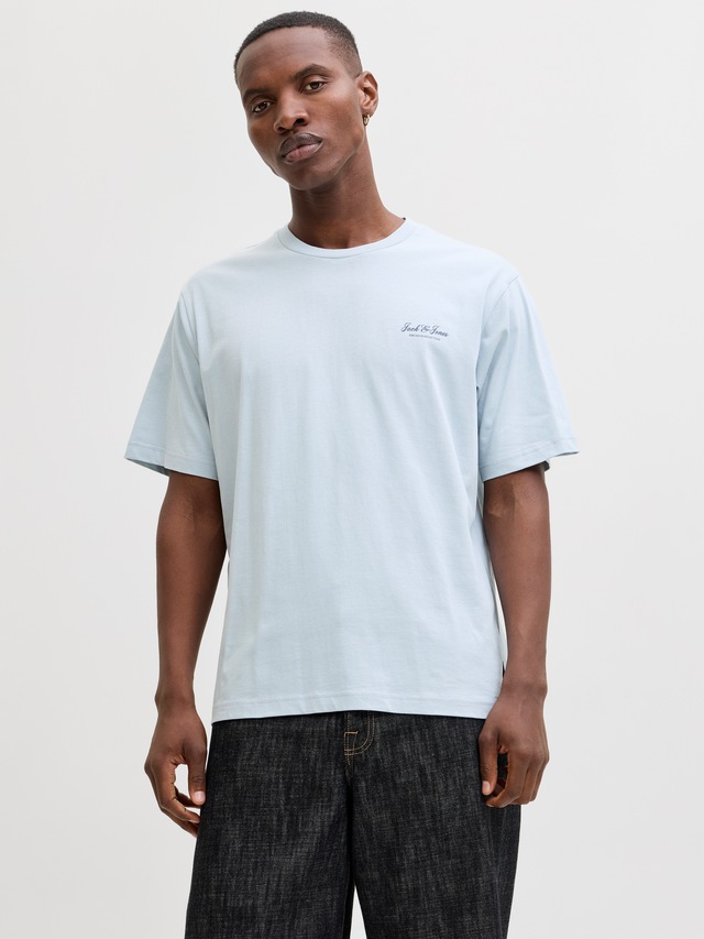Jack & Jones Rundhalsshirt »JJEARCHIVE GRAPHIC TEE SS O-NECK NOOS« Baumwolle, relaxed fit