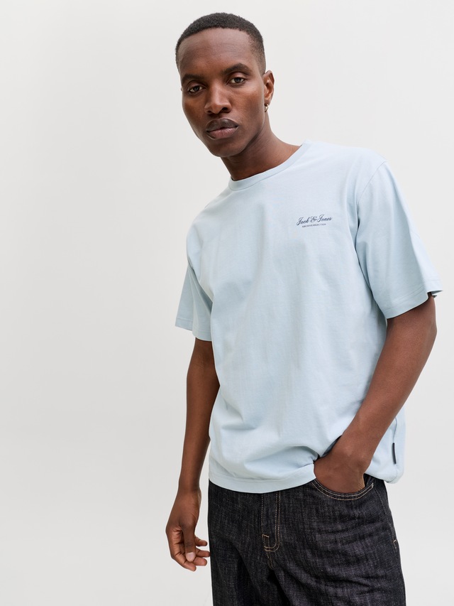 Jack & Jones Rundhalsshirt »JJEARCHIVE GRAPHIC TEE SS O-NECK NOOS« Baumwolle, relaxed fit