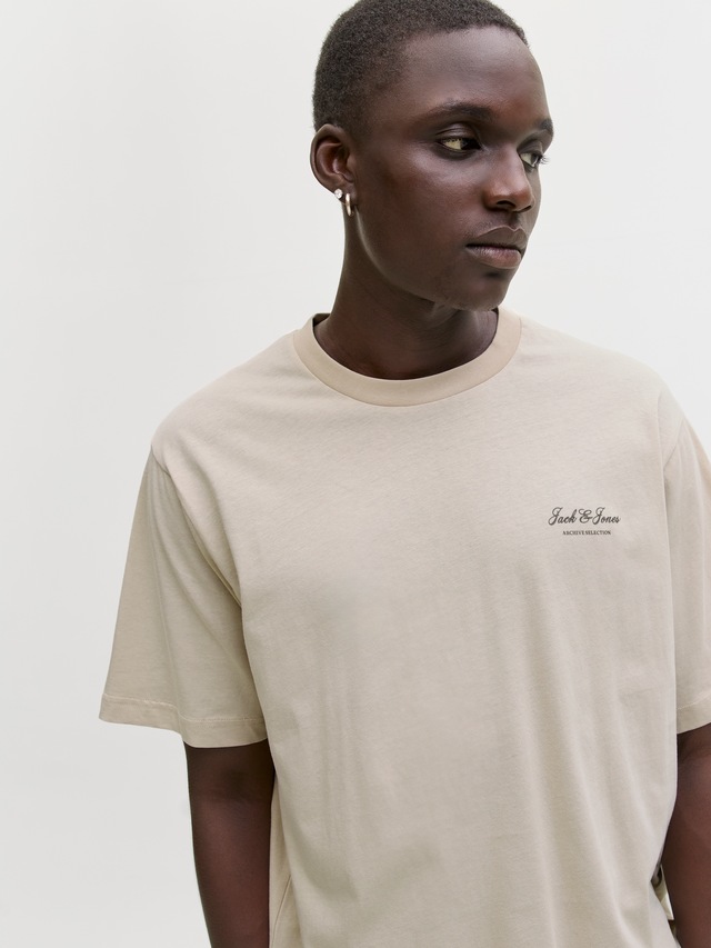 Jack & Jones Rundhalsshirt »JJEARCHIVE GRAPHIC TEE SS O-NECK NOOS« Baumwolle, relaxed fit