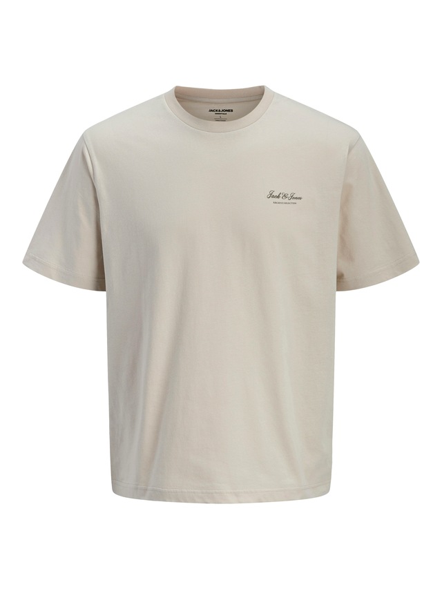 Jack & Jones Rundhalsshirt »JJEARCHIVE GRAPHIC TEE SS O-NECK NOOS« Baumwolle, relaxed fit